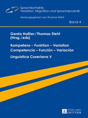 cover image of Kompetenz  Funktion  Variation / Competencia  Función  Variación